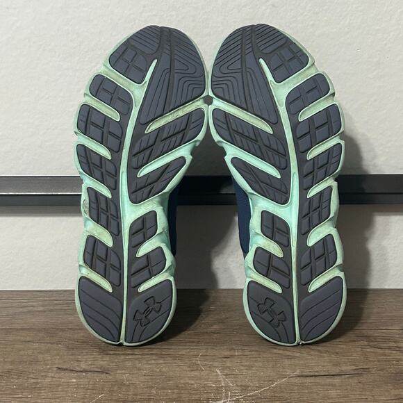 Under Armour Micro G Assert 6 Women's Running Shoes Size 7.5 (Youth 6) Blue - Picture 6 of 8